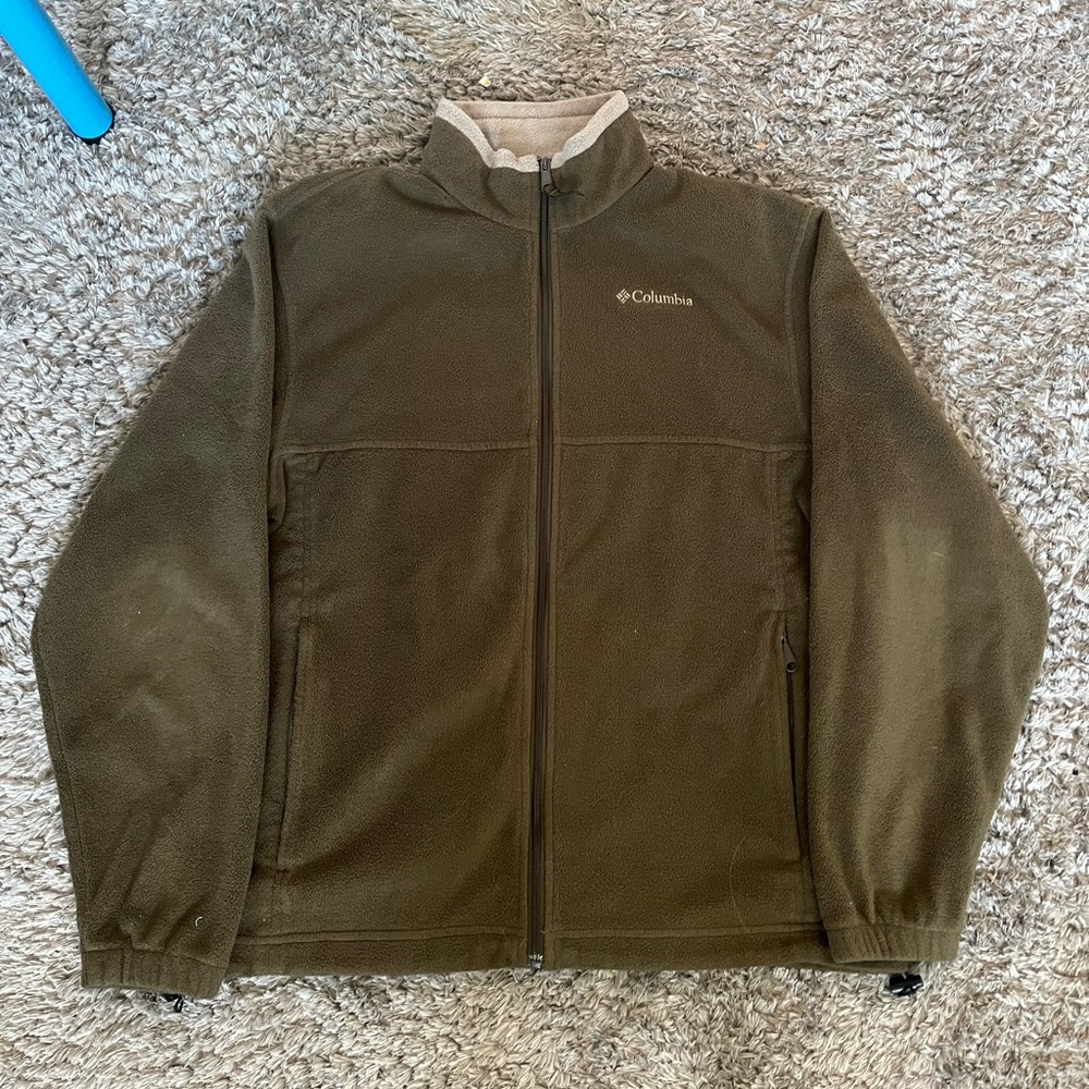 Columbia Fleece Jacket Mens Size Large